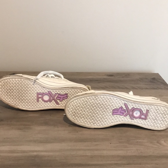 Fox Riders Co Women’s High Tops White & Purple Size 8 - Picture 6 of 6